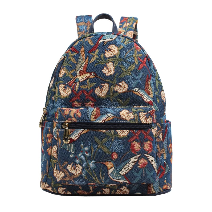Blue Hummingbird Backpack