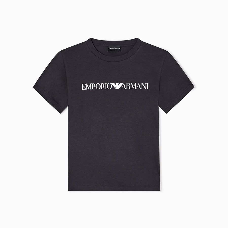 ASV organic-jersey T-shirt with logo print