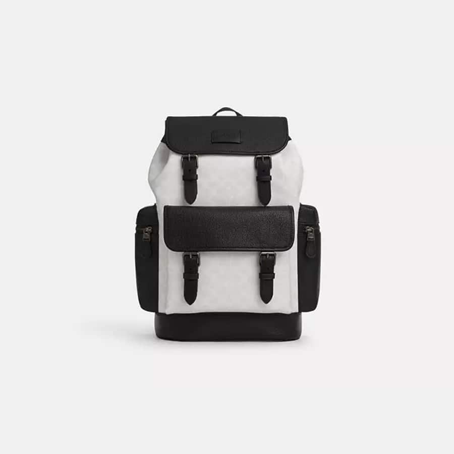 Sprint Backpack In Colorblock Signature Canvas