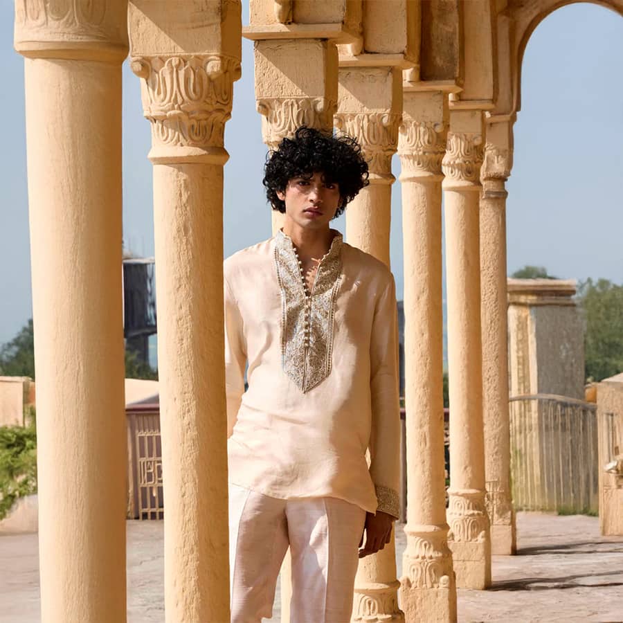 Beige Banaras