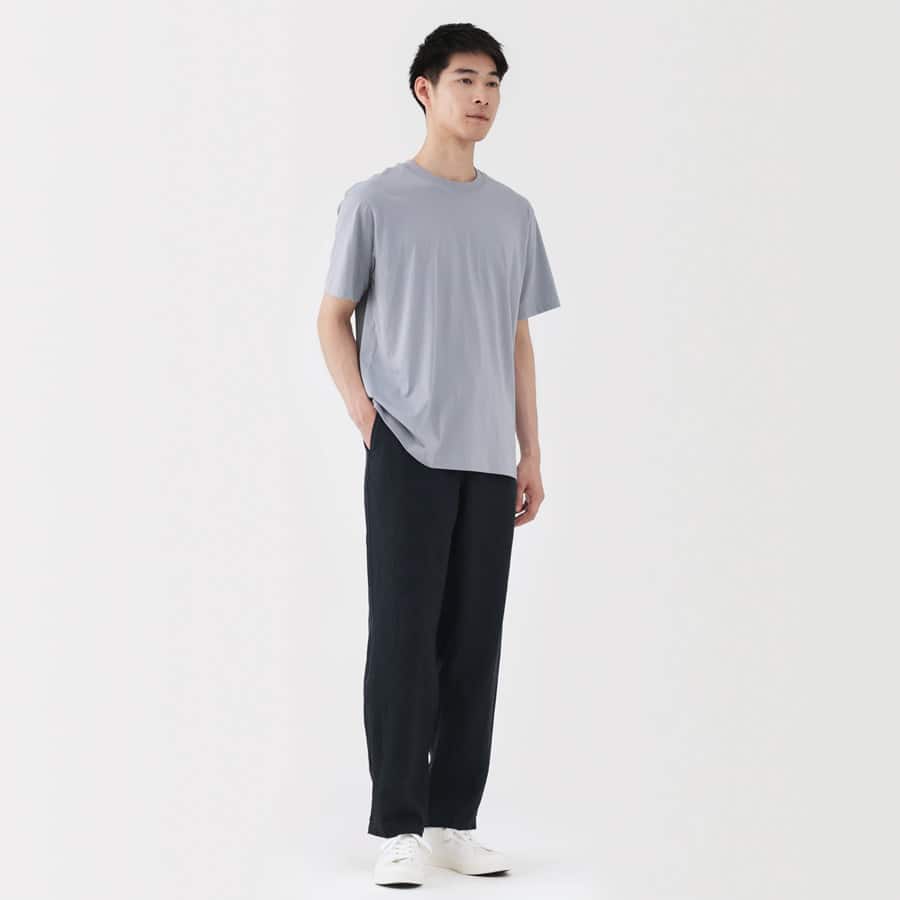 M's Linen washed tapered pants (ASEAN)