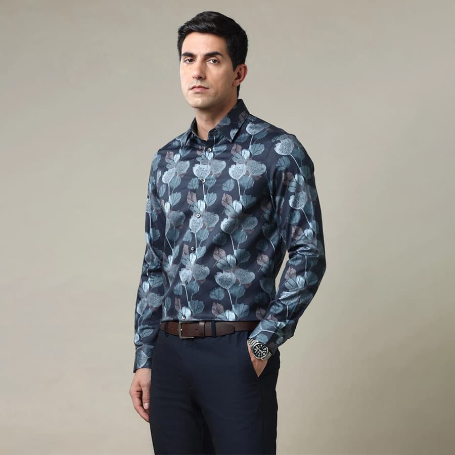 1851 Floral Printed Shirt