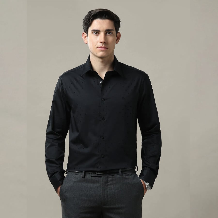 Textured Tailored Fit 1851 Shirt