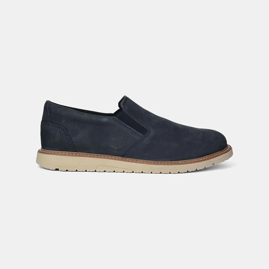 Hush Puppies Navy Loafers For Men