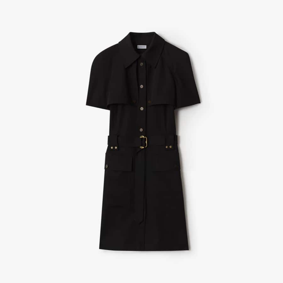 Wool Trench Dress