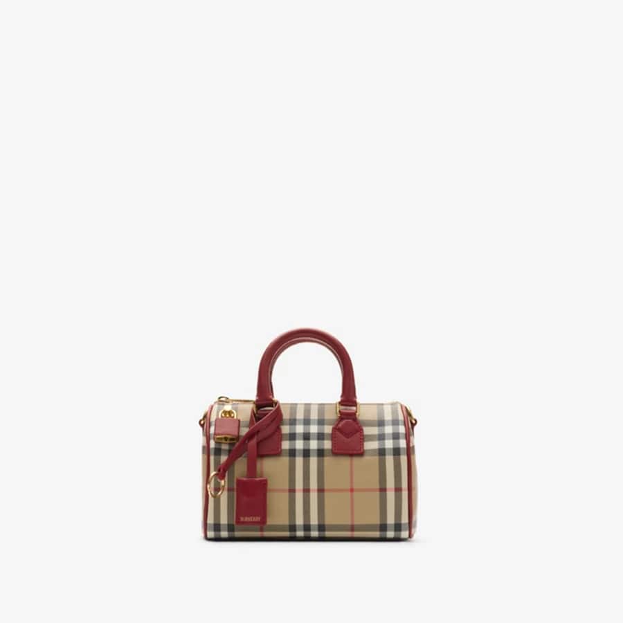 Mini Check Bowling Bag