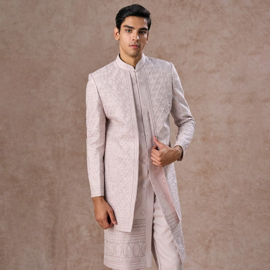 Royal Lilac Sherwani