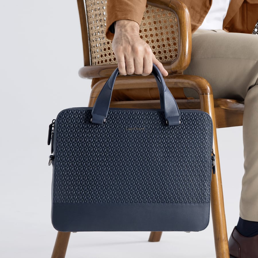Lapis Bard Enigma 14 Inch Slim Laptop Business Bag Navy