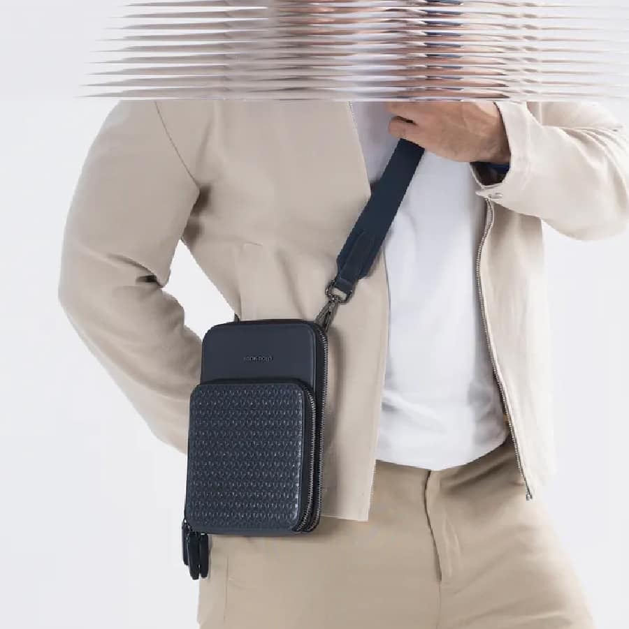 Lapis Bard Enigma Crossbody Travel Bag Navy