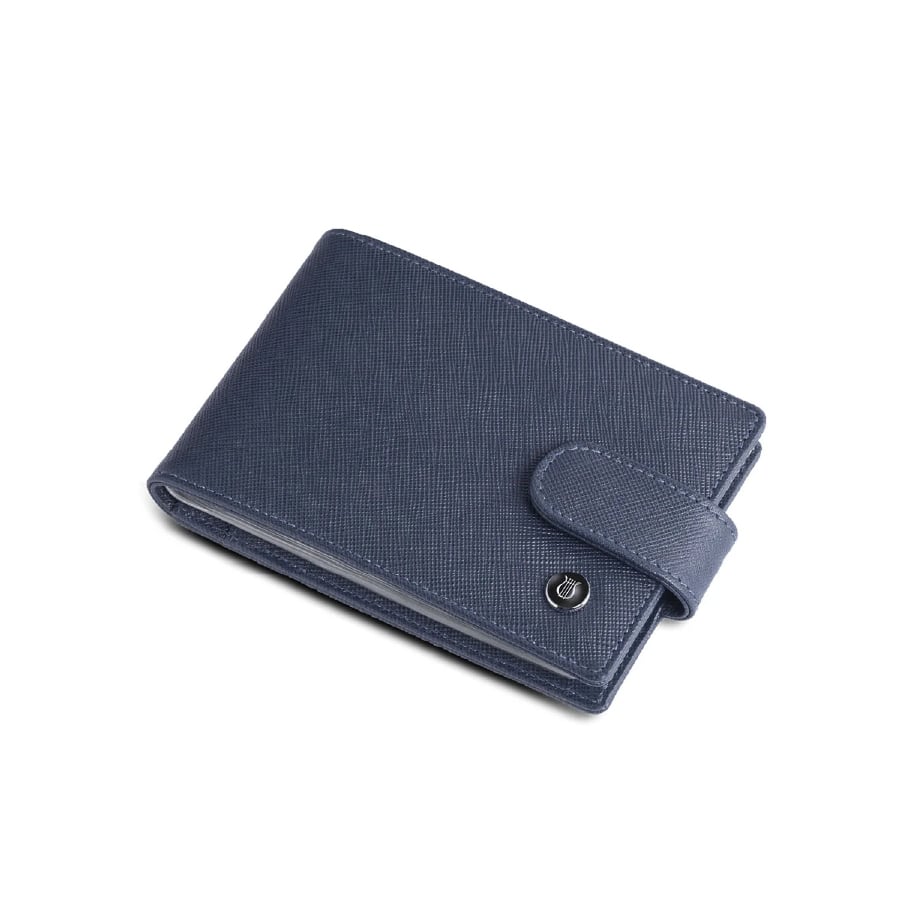 Card Holder Lapis Bard Stanford Multi + Plastic Cc Sleeve