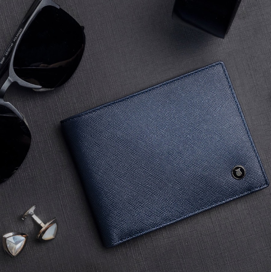 Wallet Lapis Bard Stanford Bifold Zipper Coin Pocket