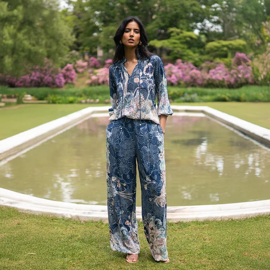 Ibiza Blouse and Pant set