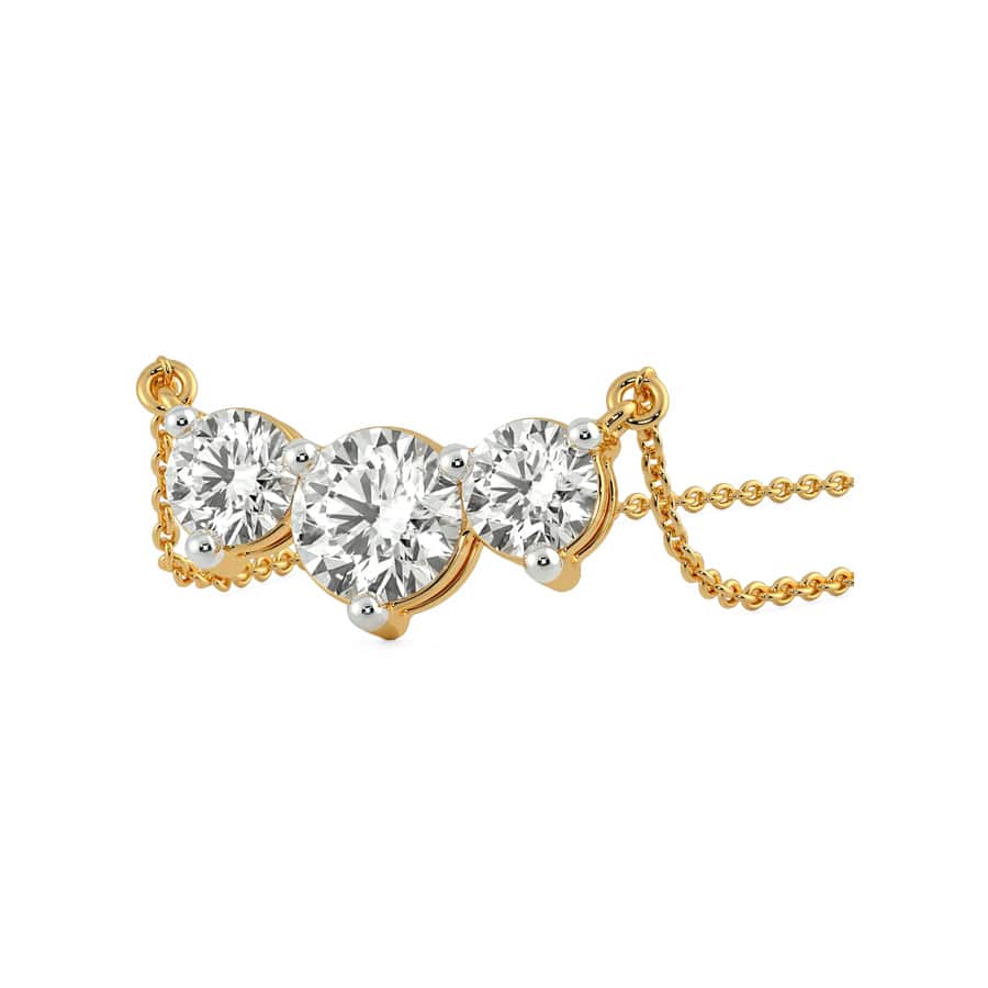 Threefold Sparkle Necklet