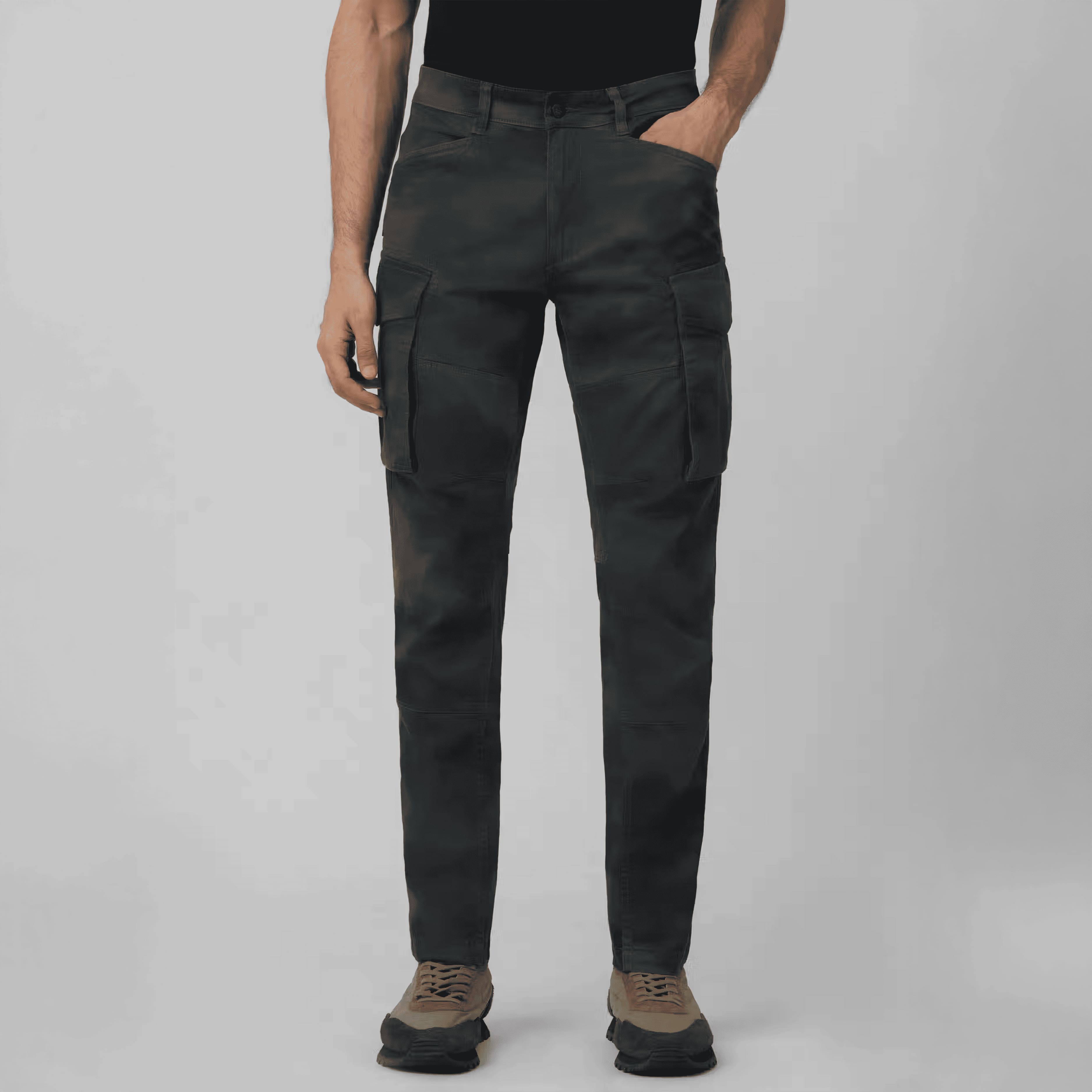 Green Slim Fit Cargos
