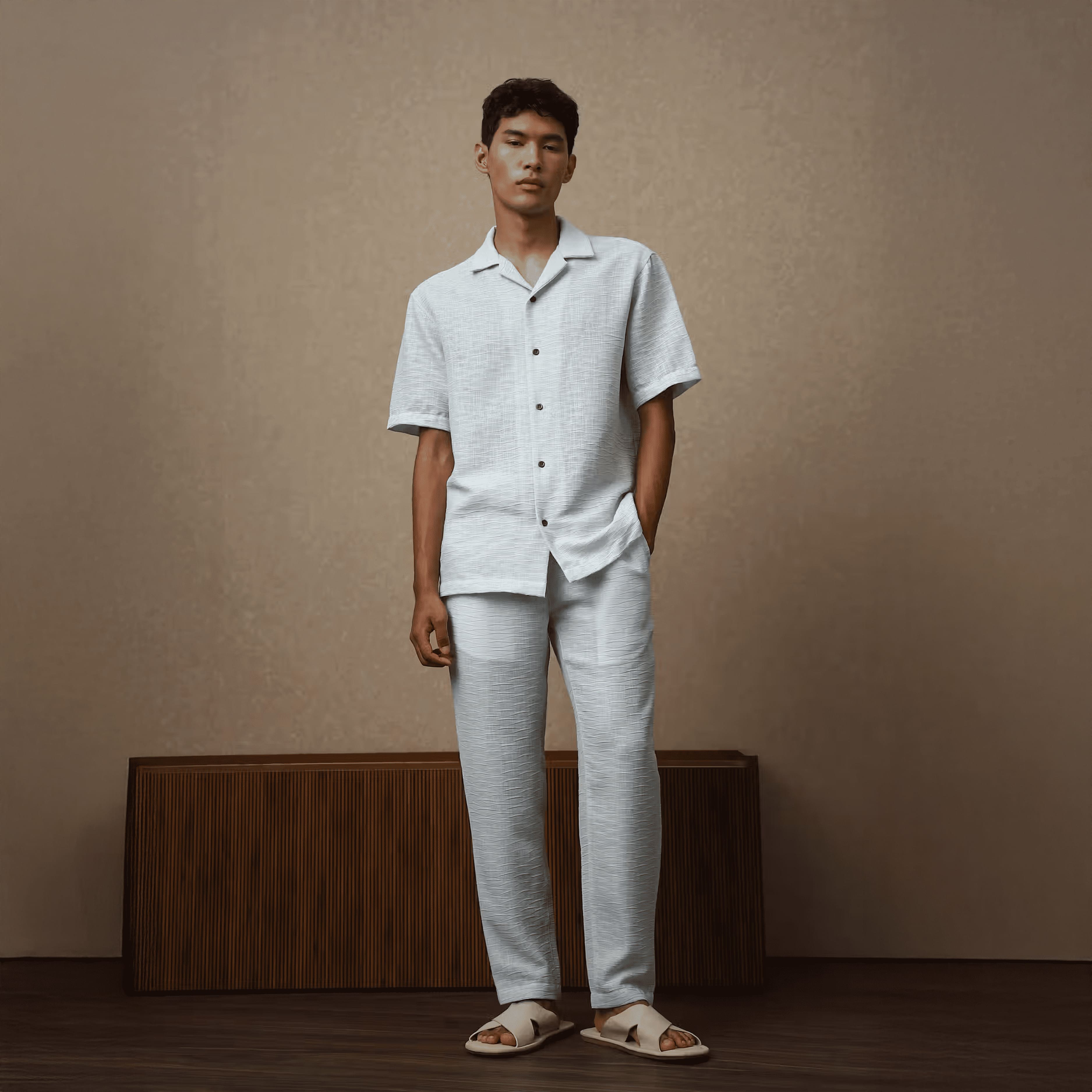 Aqua Relaxed Fit Drawstring Pants