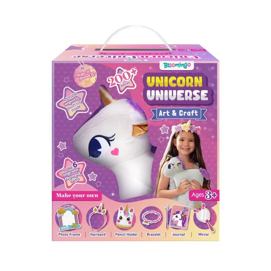 Bloomingo: Unicorn Universe 6-in-1 DIY Art & Craft Kit