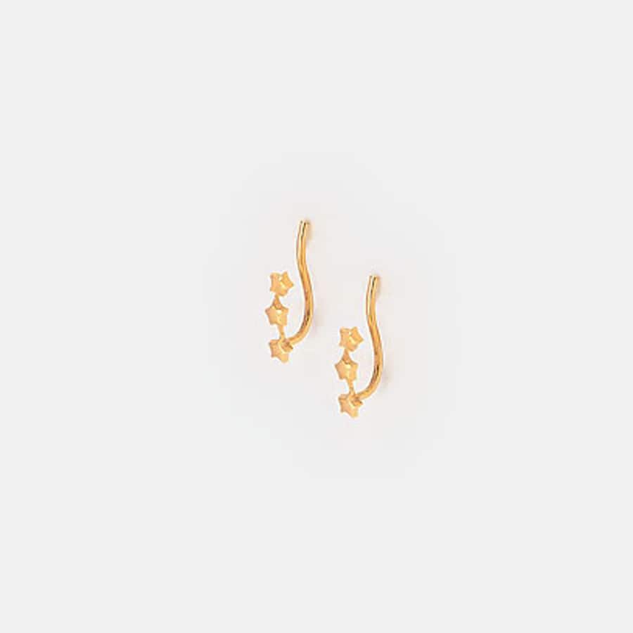 Starry Night Earrings in Gold Plated 925 Silver