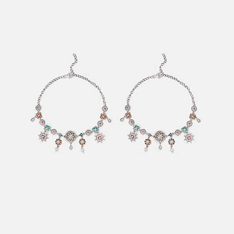 Shaadi Shringar Anklets in 925 Silver