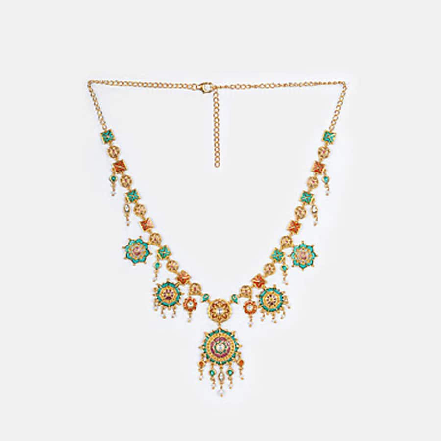 Shaadi Shringar Necklace in Gold Plated 925 Silver