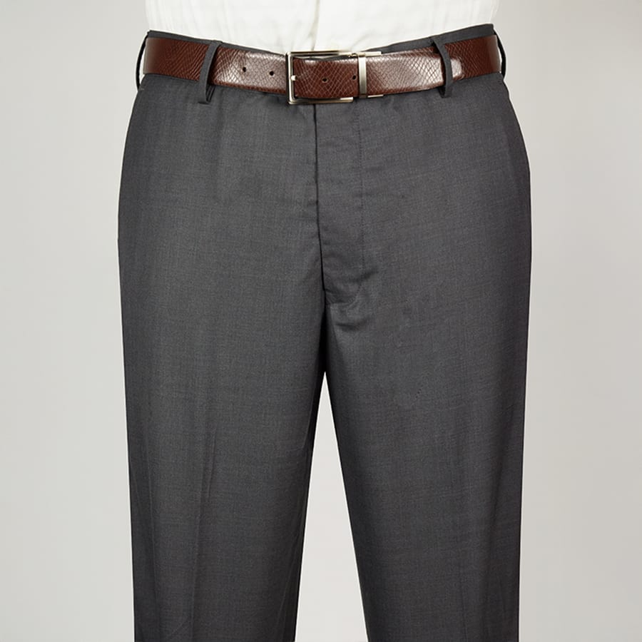 Biella Dark Grey Tailored Fit Trouser