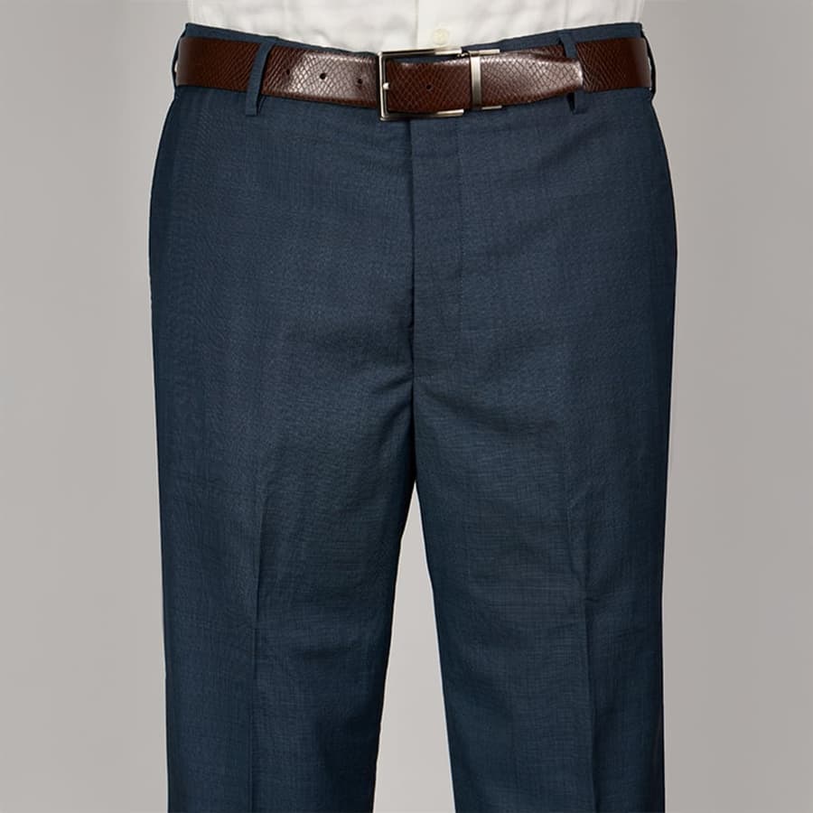 Trivero Blue Tailored Fit Trouser