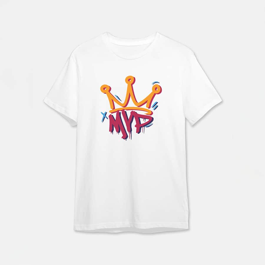 Gaming Quotes T-Shirt – MVP – White