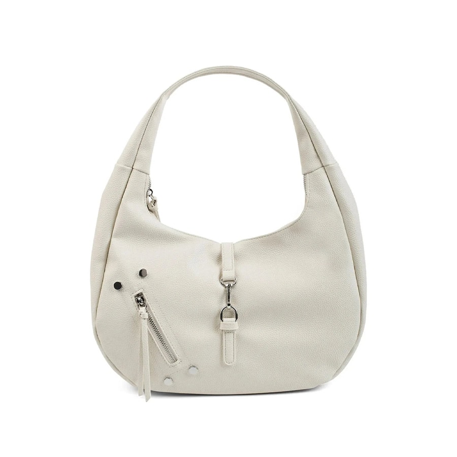 Avril Soft-Body Off White Shoulder Bag