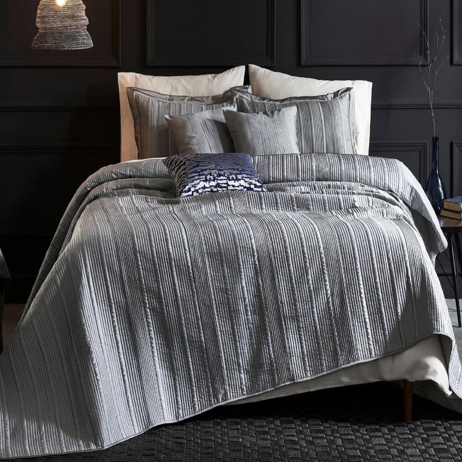 Mosaic Embroidered Bedspread Set (6 Piece Set)