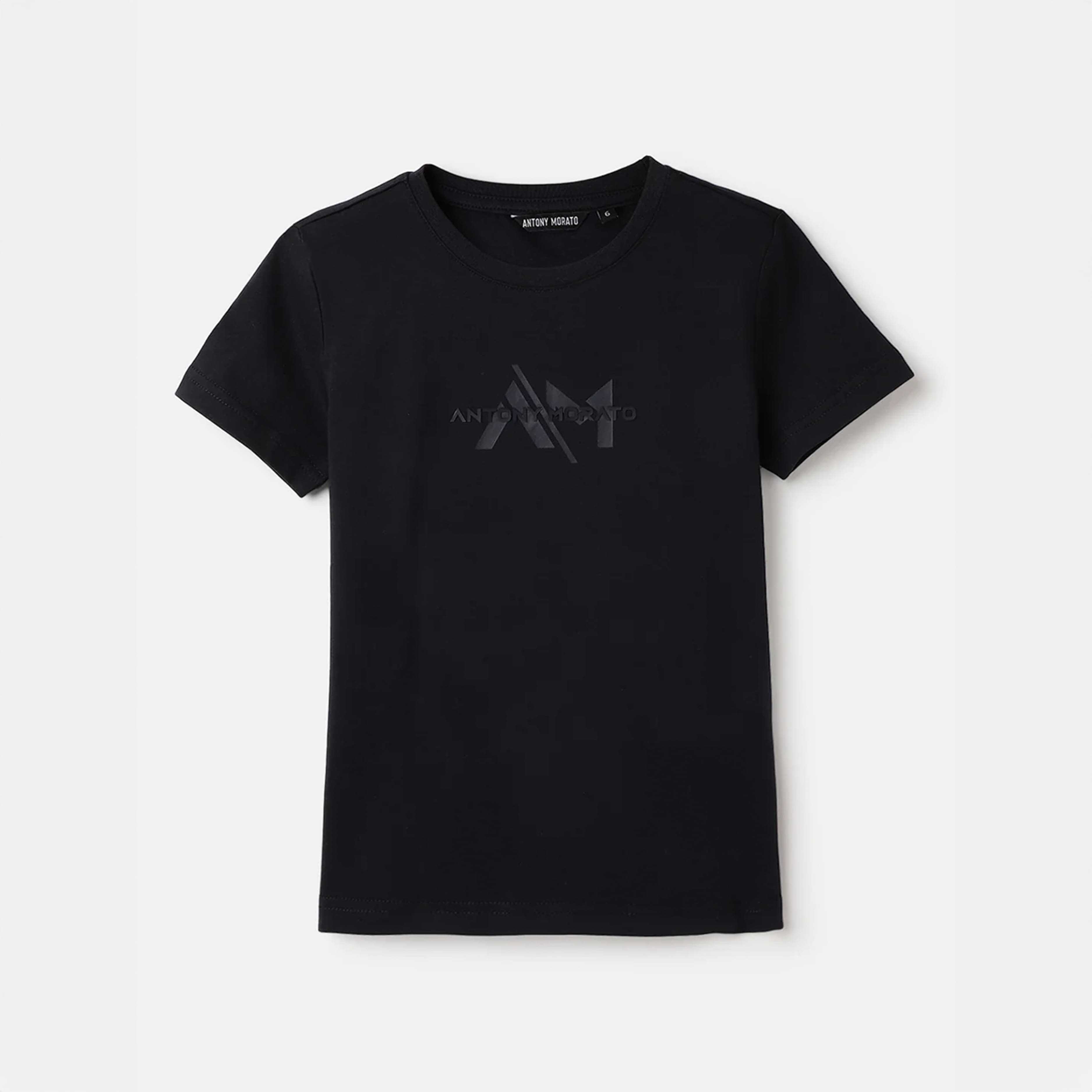 Boys Blue Graphic Round Neck Tshirt