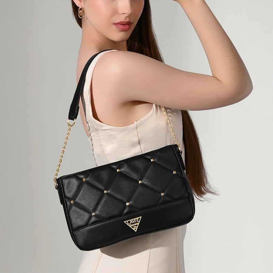 Stud Omaha small hobo bag