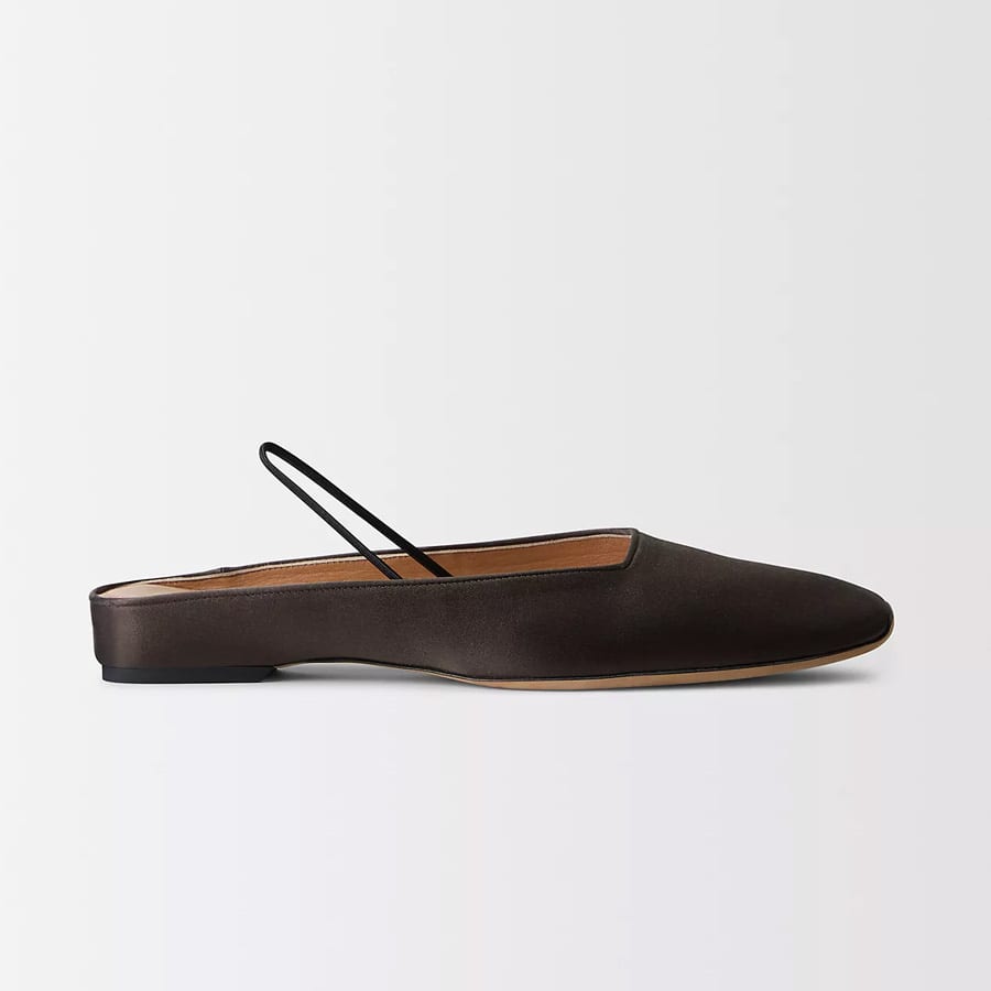 Kate Silk Satin Ballerina Flat