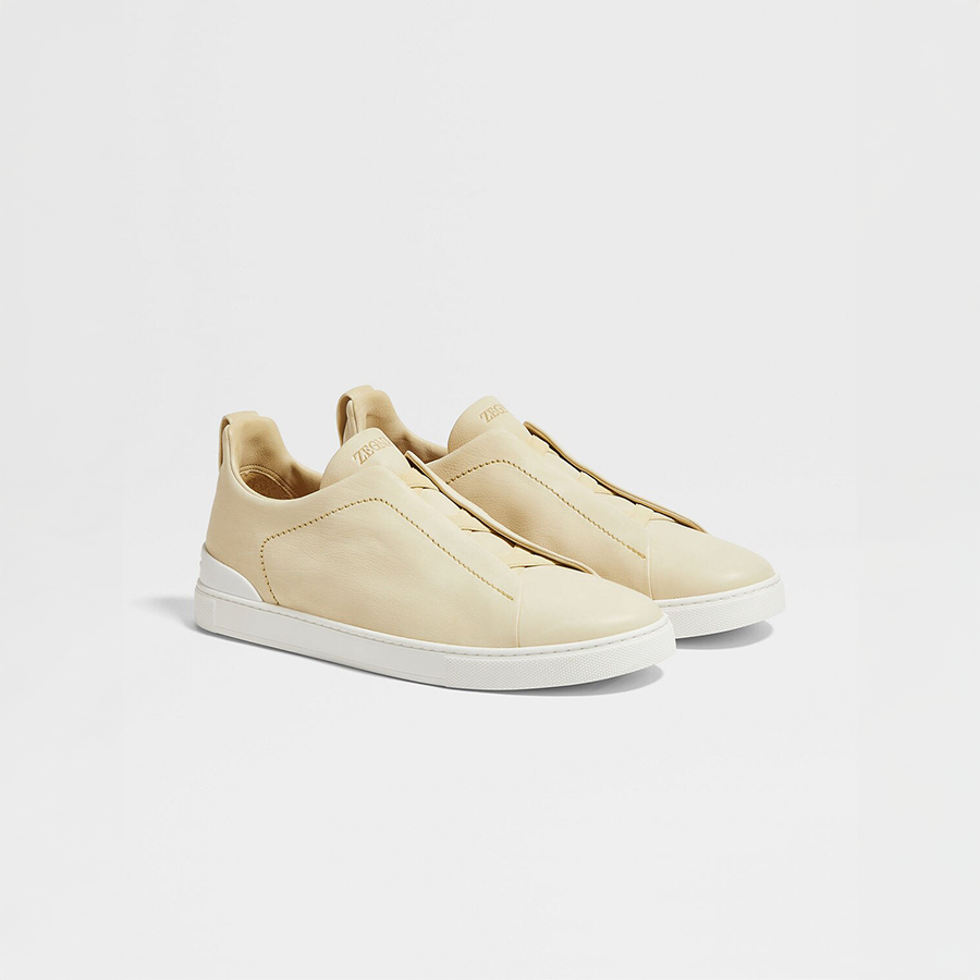 Pastel yellow Triple Stitch™ SECONDSKIN sneakers