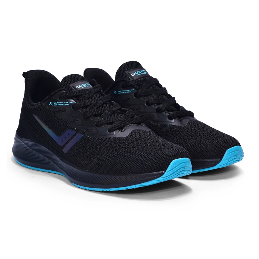 Calcetto Lightweight Casual Men'S Running Sports Shoes CLT-0964 Black Sea Green