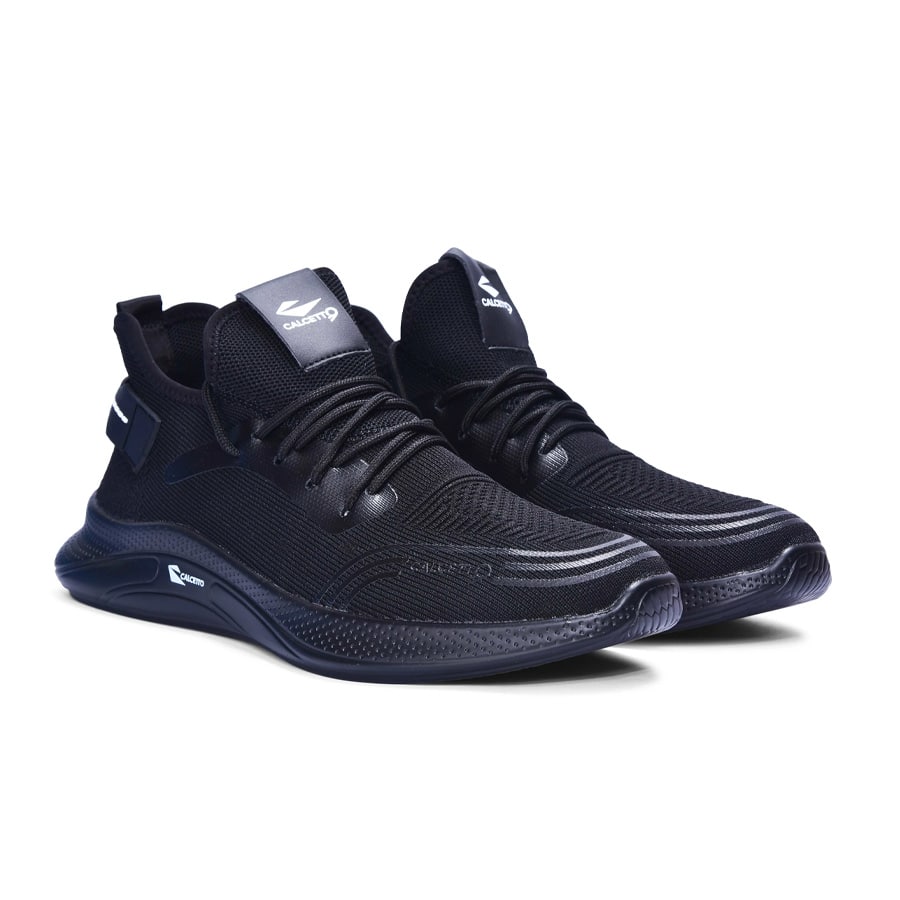 Calcetto Lightweight Casual Men's Running Sports Shoes CLT-0982 Black