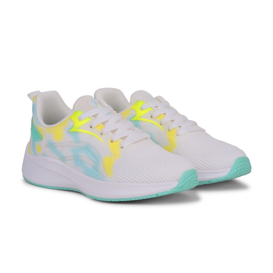 Calcetto Lightweight Running Shoes CLT-9830 WHITE S GREEN