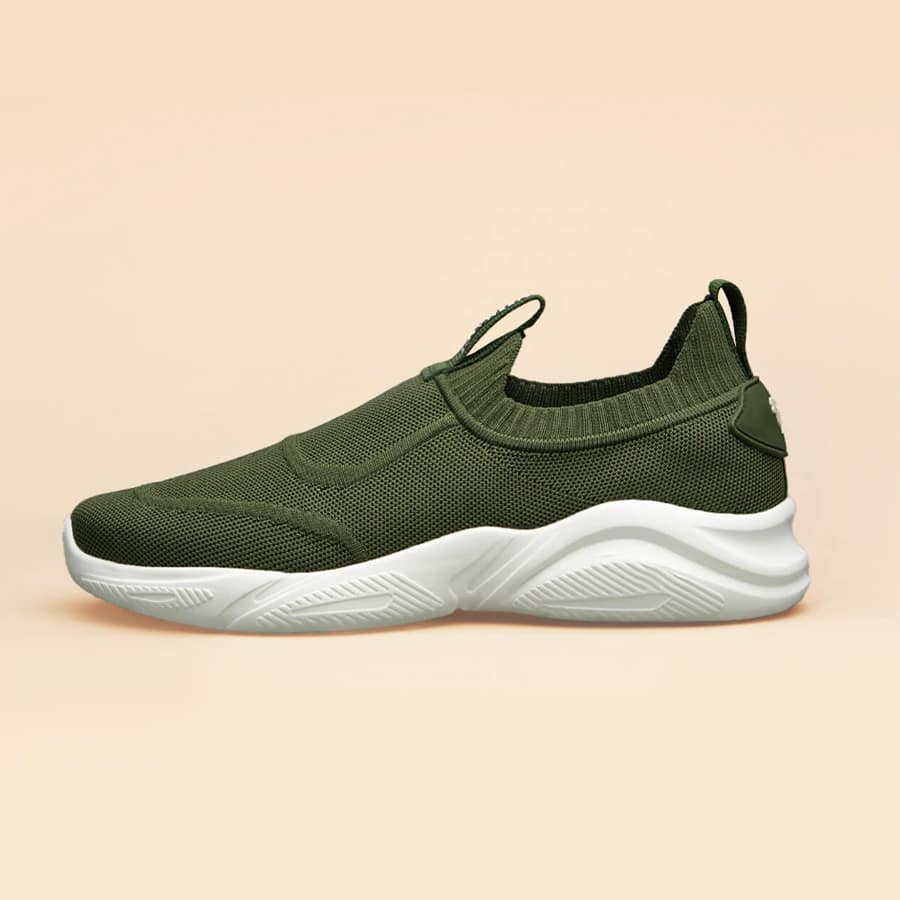 Sole Max Slip Ons : Ultra Green