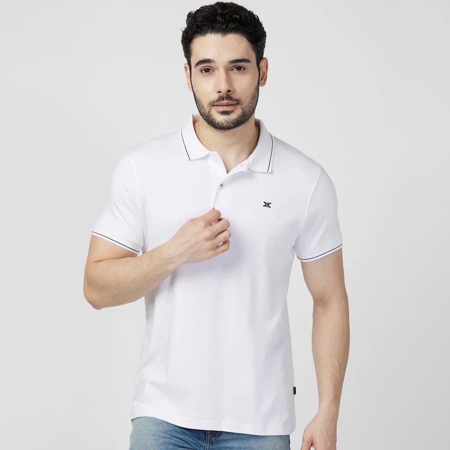 Killer Men White Printed Slim Fit T-Shirts