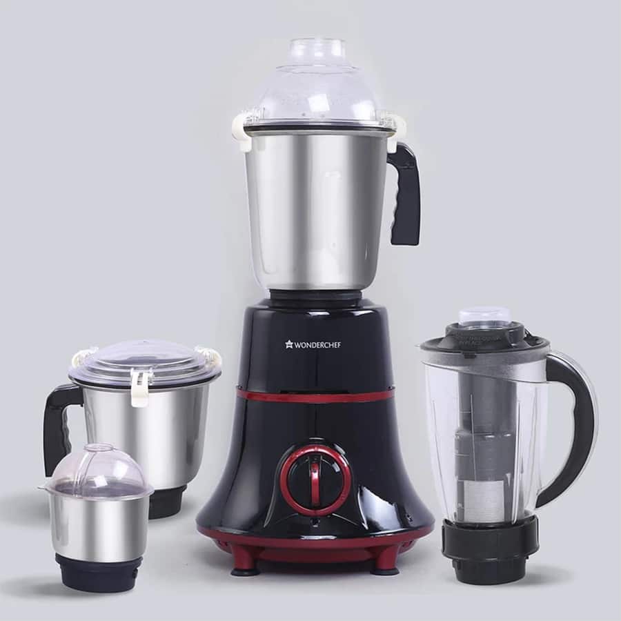 Glory Mixer Grinder, 750 W with 4 Stainless Steel Jars