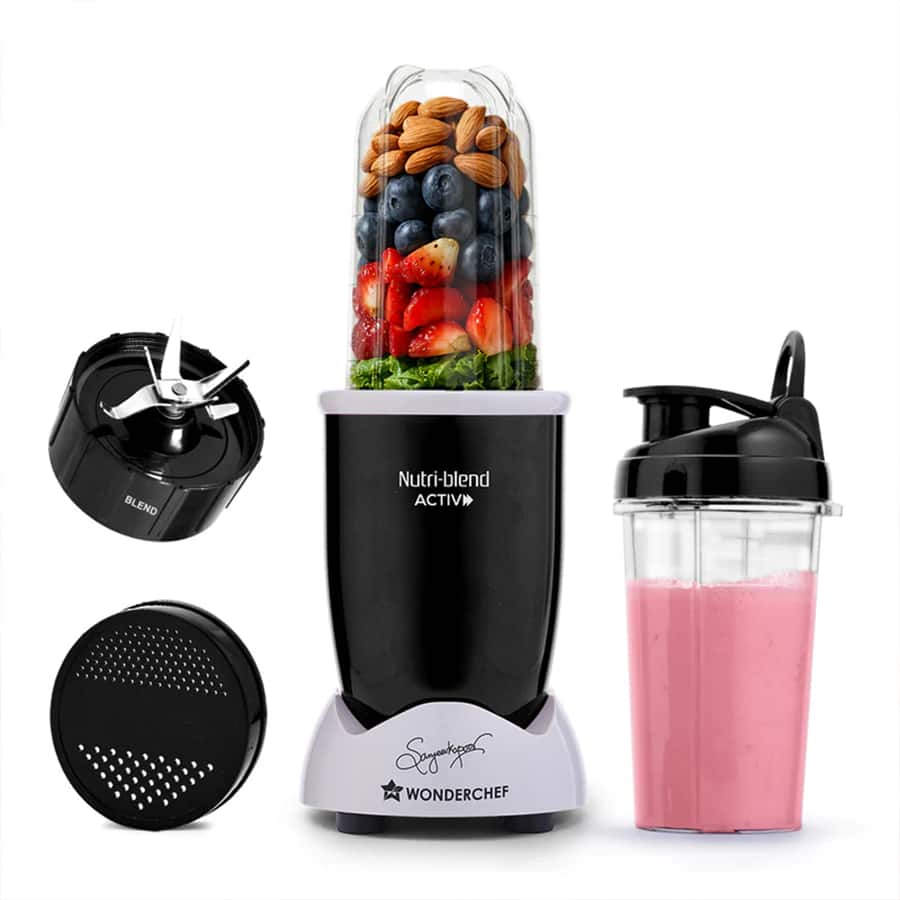Nutri-blend Activ Mixer Grinder Blender, Smoothie Maker, 500W 22000 RPM 100% Full Copper Motor