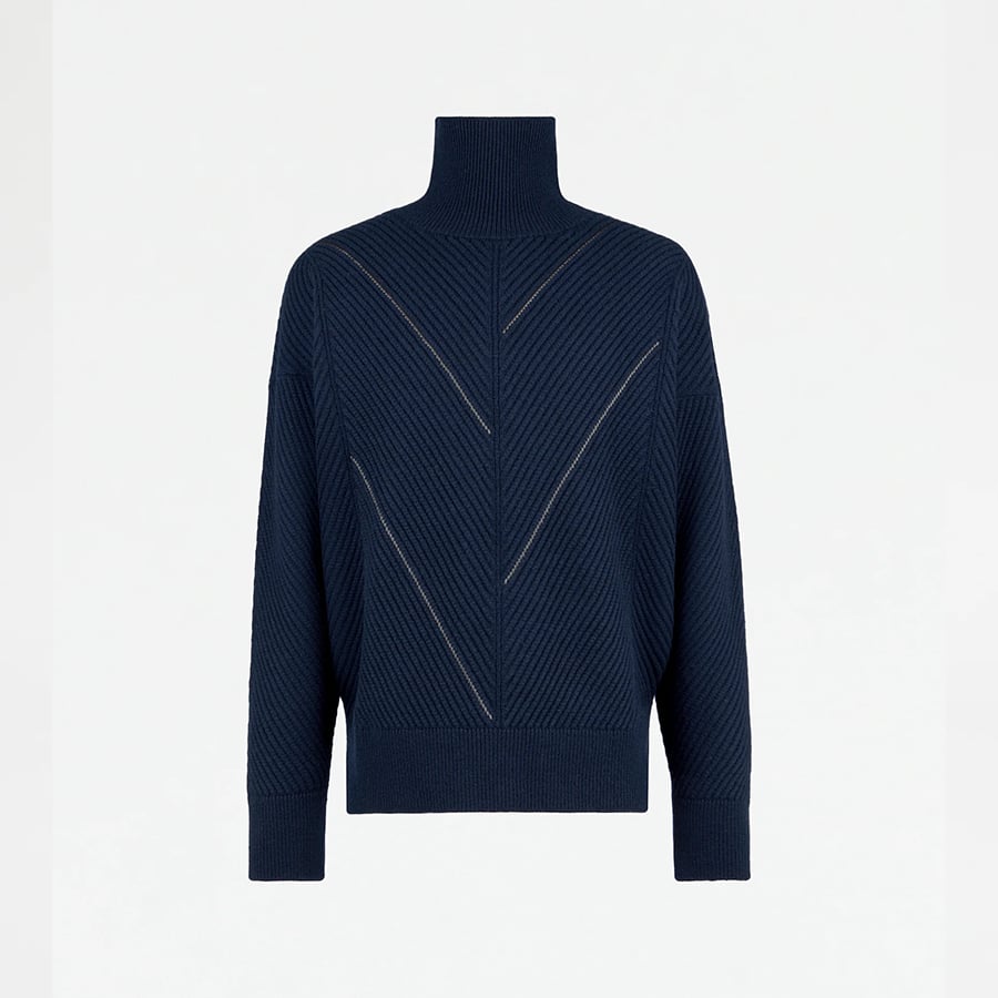 Turtleneck in Wool and Cashmere