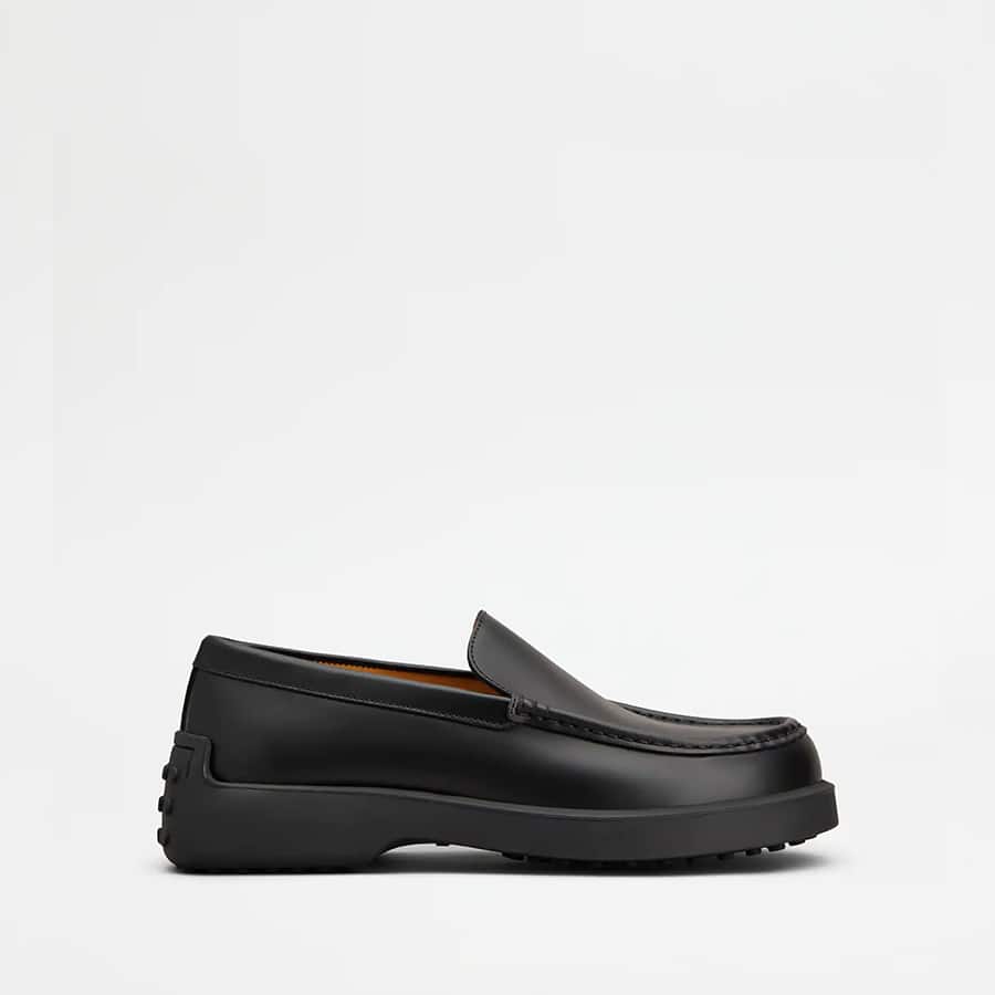 Slipper Loafers in Leather