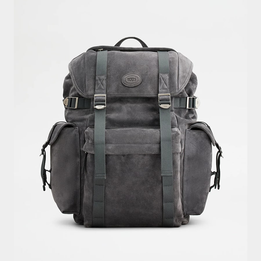 Backpack in Suede Medium
