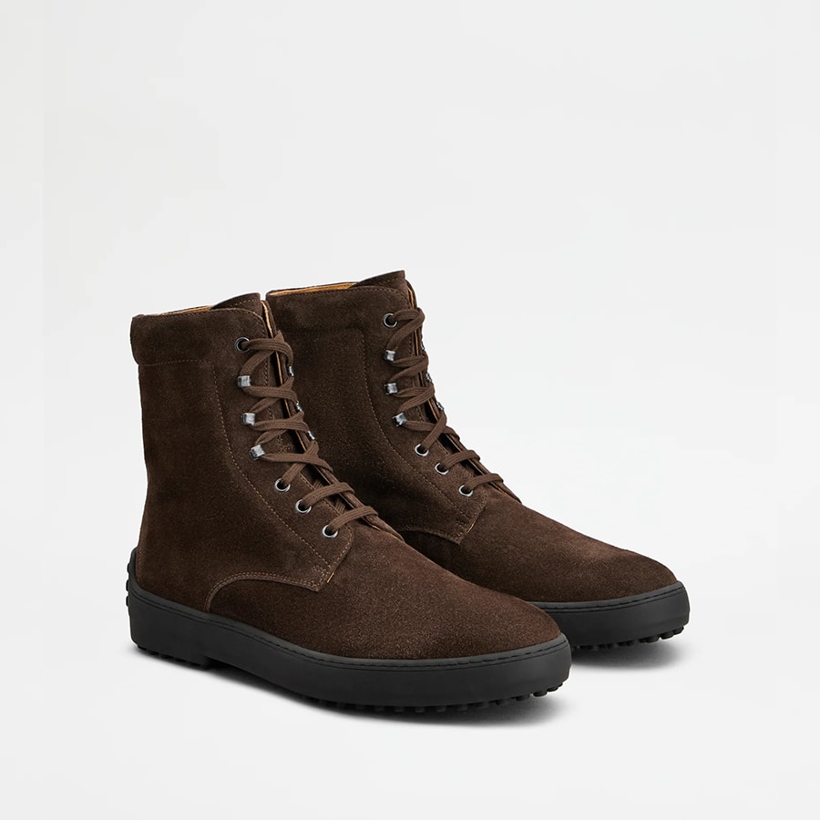 Winter Gommino Ankle Boots in Suede
