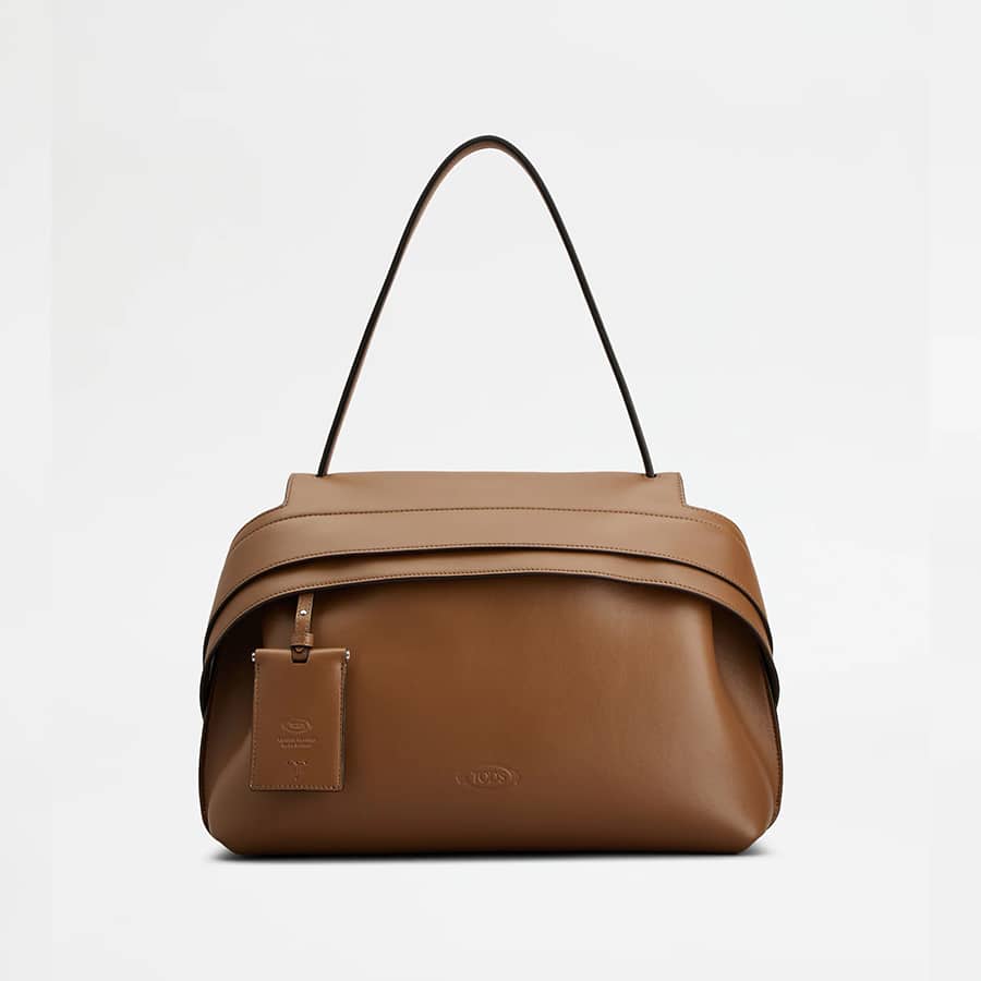 Tod's Wave Bag in Leather Medium