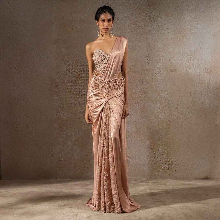 Draped Concept Saree & Corset