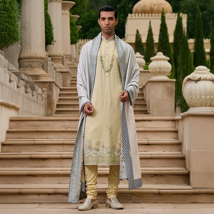 Pichwai Printed Kurta Set