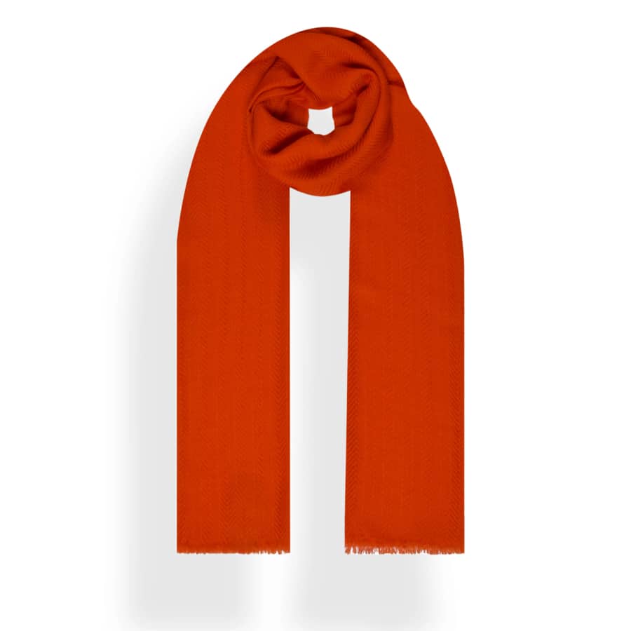 Herringbone Stole in Cashmere