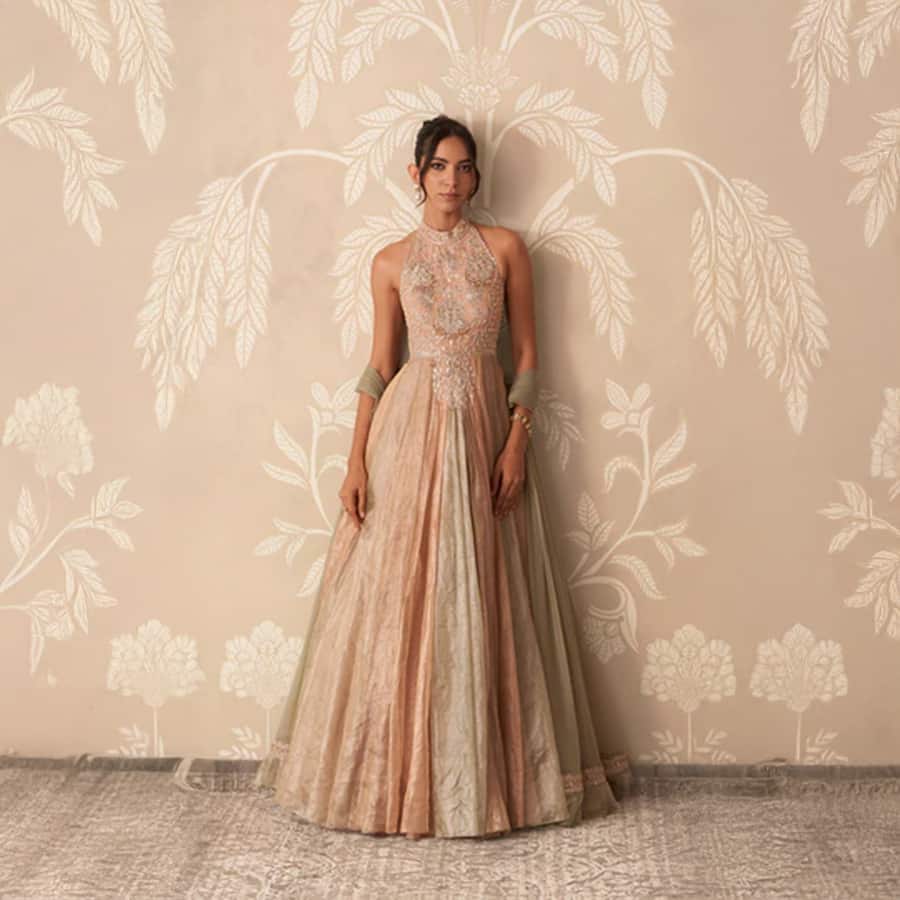Leher Anarkali Set