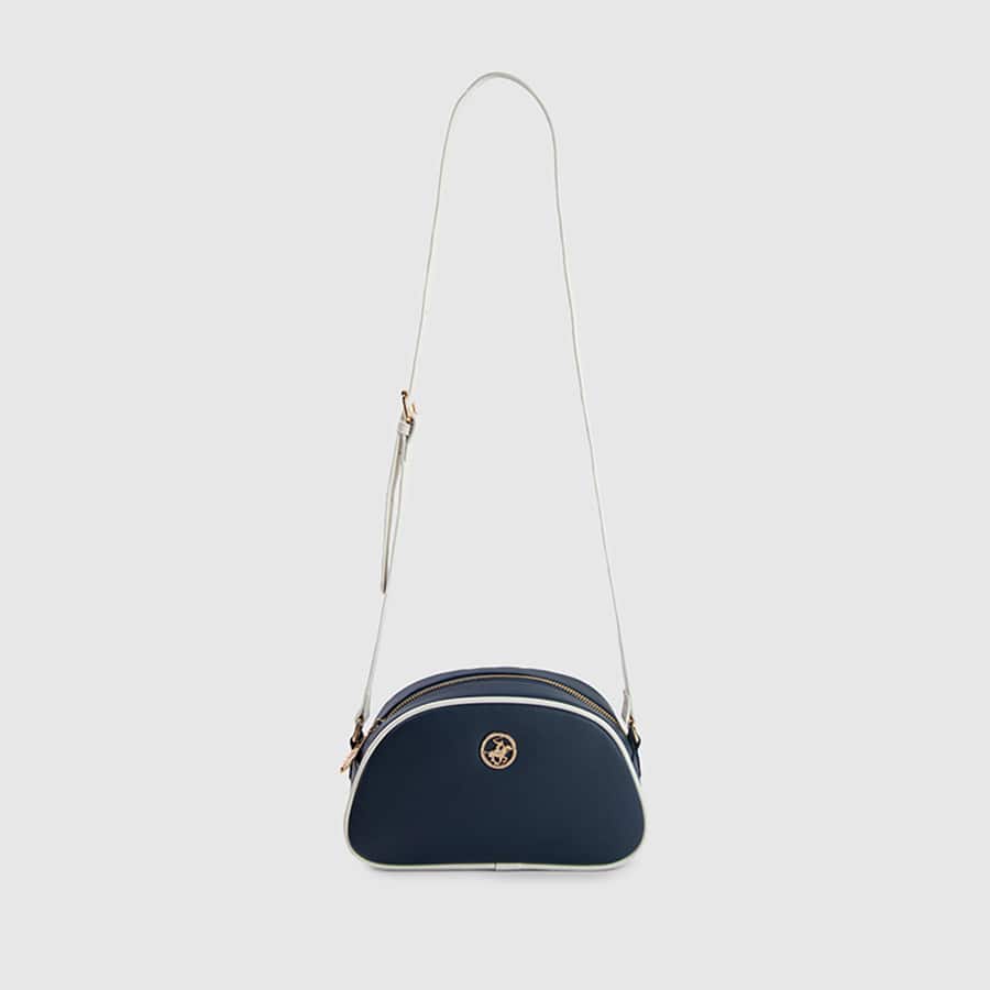 Contrast Trim Crossbody Bag