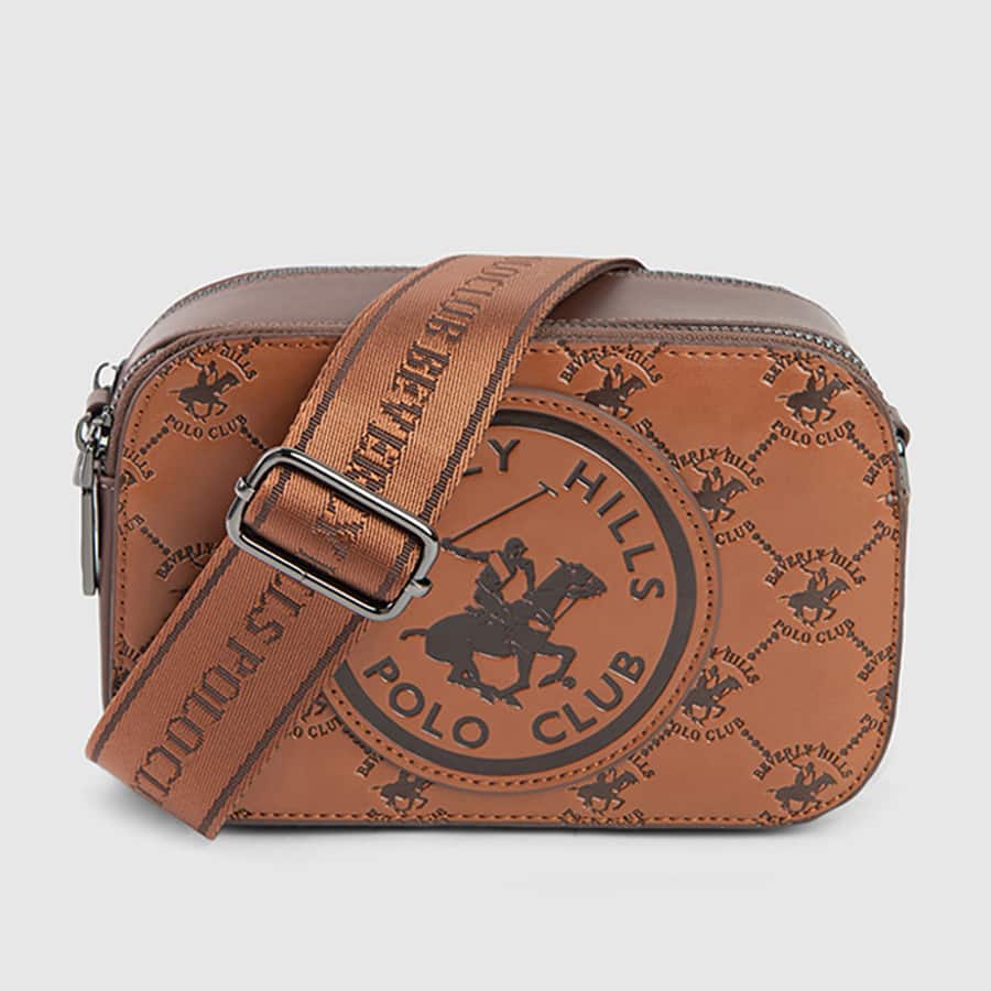 Debossed Zip-Closure Camera Bag